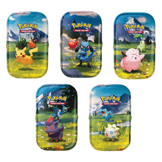 Pokémon TCG: Ascended Heroes Mini Tins – overzicht van willekeurige artworks