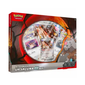Pokémon TCG Bloodmoon Ursaluna ex Box – promo kaarten en boosters