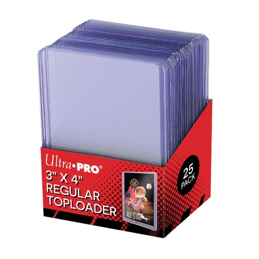 Ultra Pro Regular Toploader 3x4 inch – 25 stuks