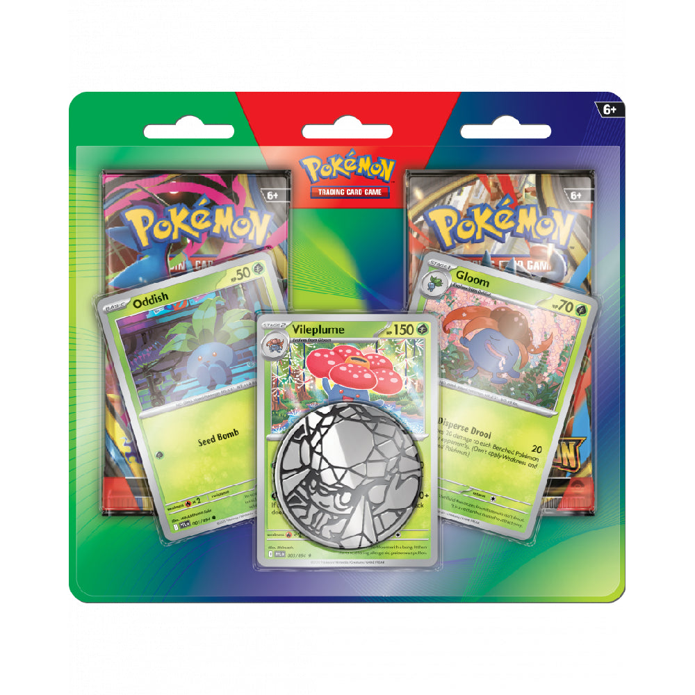 Pokémon Enhanced 2-Pack Blister: Oddish, Gloom, Vileplume