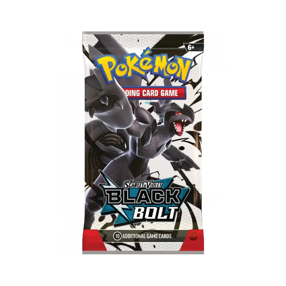 Pokémon TCG Black Bolt Booster Pack – 10 extra kaarten