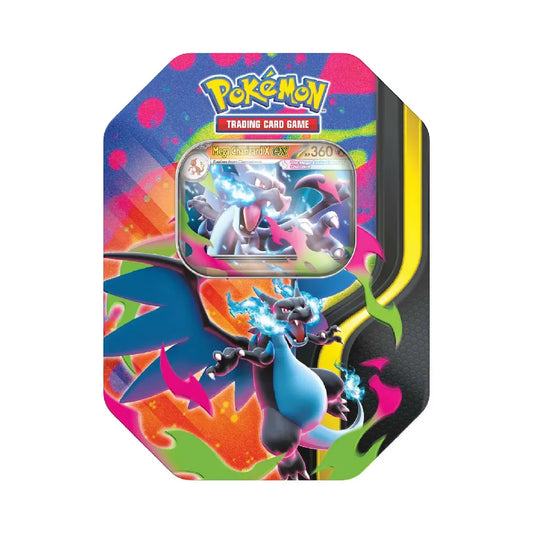 Pokémon Mega Charizard X ex Tin met promo kaart en booster packs