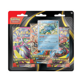 Pokémon TCG: Mega Evolution Golduck 3-Pack Blister – Engels