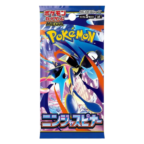 Pokémon Ninja Spinner Japanese Booster Pack voorkant verpakking