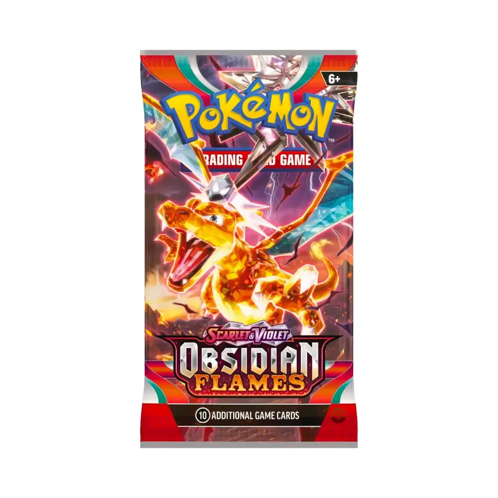 Pokémon TCG Obsidian Flames Booster Pack – 10 kaarten
