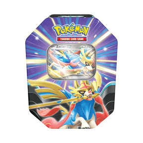 Pokémon TCG: Slashing Legends Zacian ex Tin – promo kaart en packs