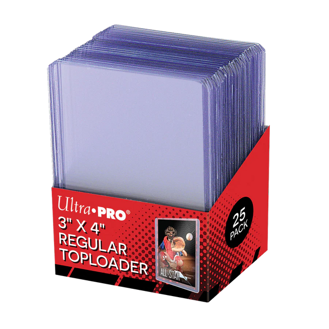 Ultra Pro Regular Toploader 3x4 inch – 25 stuks