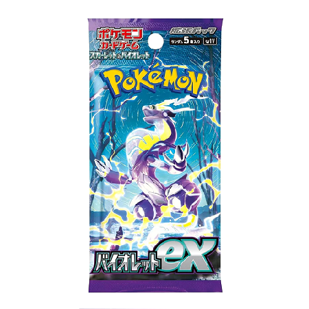 Pokémon Violet ex Booster Pack Japanese sealed verpakking